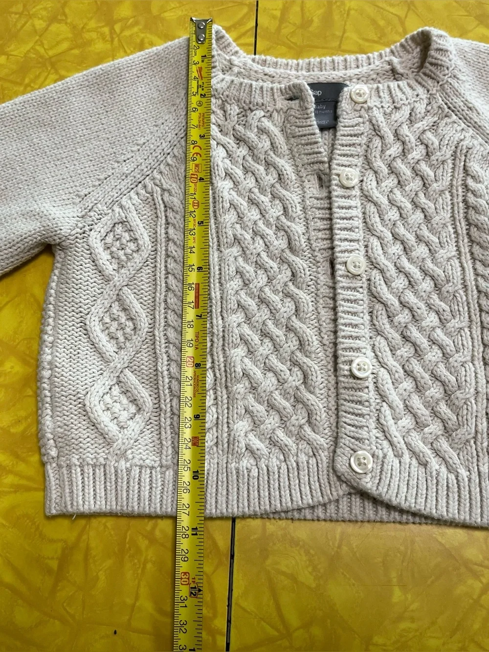 BabyGap Cable Knitted Gender Neutral Sweater 12-18 months